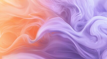 Fototapeta premium Mysterious Colorful Smoky Abstract Background with Swirling Waves and Gradients