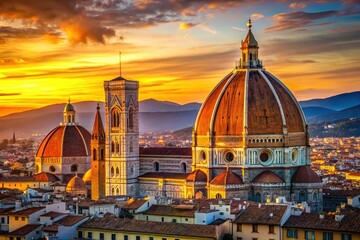 Fototapeta premium Santa Maria del Fiore Cathedral Florence Italy Architecture