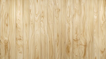 Fototapeta premium Seamless Light Oak Wood Panoramic Photograph with Detailed Wooden Grain Texture