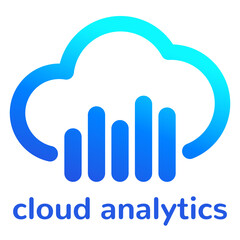 cloud analytics icon
