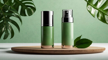 Eco-Friendly Skincare Packaging Display