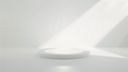 White background with soft halo creates an ethereal and enchanting atmosphere. A delicate blend of purity and luminosity that captivates the eye