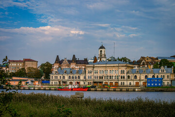 Fototapeta premium view of the old town country