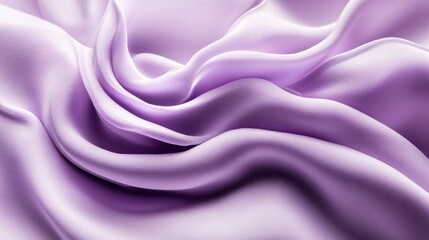 Obraz premium A close-up of a soft and flowing purple fabric, creating a beautiful and abstract background.