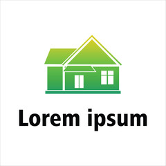 Collection home icons. House symbol. real estate objects and houses icons isolated on white background. Vector illustration