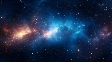 Colorful Nebula and Starfield in Deep Space Capturing Cosmic Beauty_11