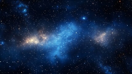 Naklejka premium Colorful Nebula and Starfield in Deep Space Capturing Cosmic Beauty_7