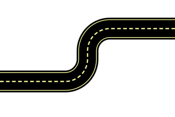 Fototapeta premium road, asphalt roadway - vector illustration