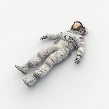 Astronaut in Space Suit - A Depictive Image