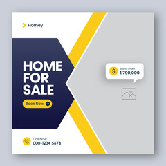 Real Estate Social Media Post Banner Template
