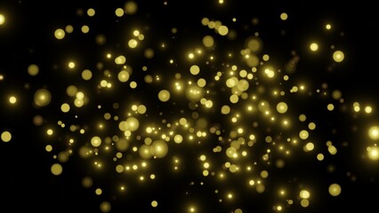 Fototapeta premium 4K Particle System Render Background 