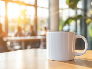 Fototapeta premium cup of coffee on the table