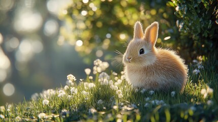 Fototapeta premium Fluffy Grass of Lagurus Ovatus with Bunny like Appearance