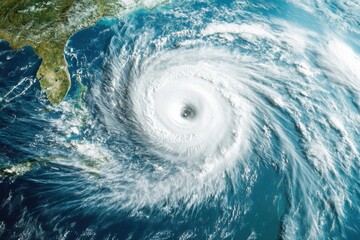 Hurricane helene seen from space