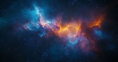 Naklejka premium Stunning Colors of the Nebula