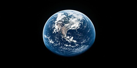 Fototapeta premium Earth From Space - A Celestial View