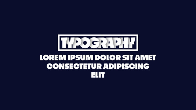 Clean and Shadow Text Animation | Typography Designed to Tell Stories Seamlessly