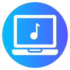 laptop gradient icon