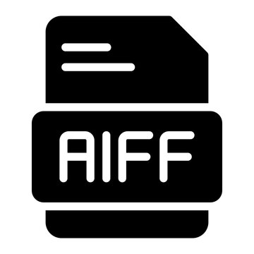 aiff glyph icon