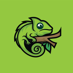 chameleon illustrations