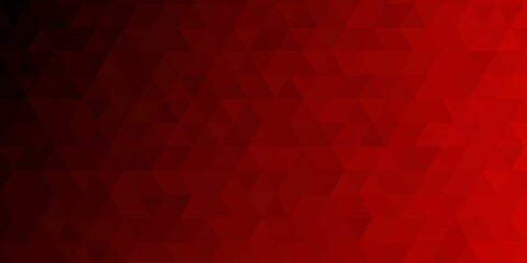 Obraz premium Red and black polygon wallpaper. Low poly texture background