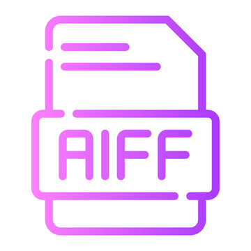 aiff gradient icon