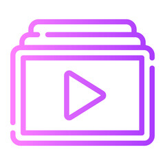 playlist gradient icon