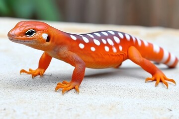 Obraz premium Vibrant Lizard Close-Up in Stunning Detail