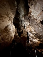 inside the oylat cave in turkey