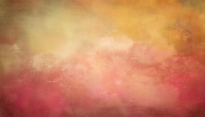 Obraz premium Subtle Peach to Coral Gradient Canvas Texture with Vintage Grunge Distress Marks and Speckled Overlay. Ideal for Use in Boho Inspired Backgrounds, Artistic Poster Designs, and Textured Digital Art