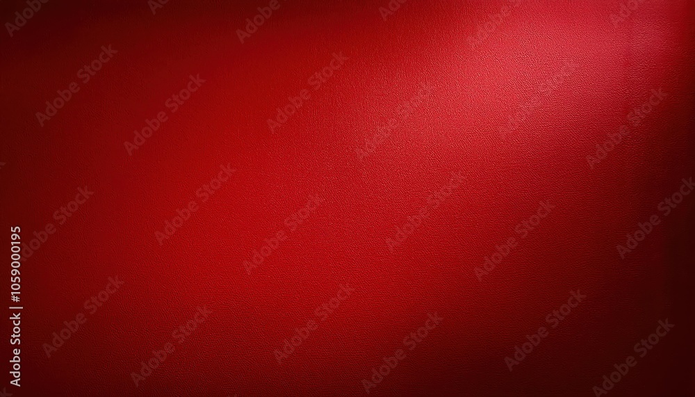 Aufkleber Bold Red Textured Background with Subtle Leather Grain and Gentle Light Gradient. Ideal for Luxury Branding, Fashion Design, Digital Art Projects, and Elegant Minimalist Backdrop