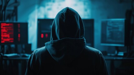 A person discovering their identity has been stolen, representing the personal impact of cybercrime