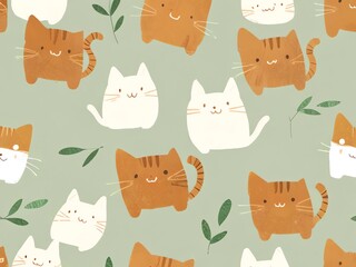 Cute Cats Illustration