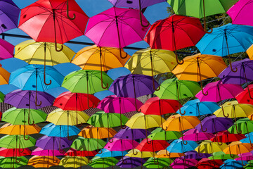colorful umbrellas