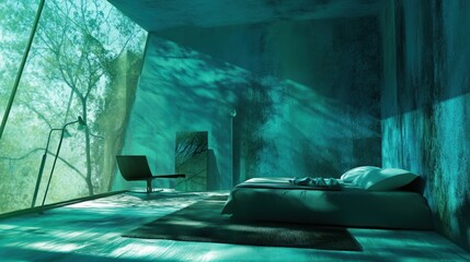 Modern Bedroom with a View