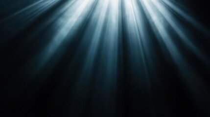 radiant beams of sunlight piercing through a dark void, creating a dramatic contrast that highlights the beauty of light against a black background
