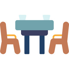 Table and Chairs Icon