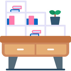 Bookshelf Icon