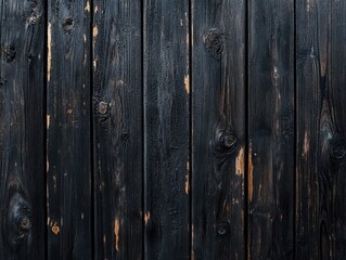 Fototapeta premium Old rustic dark brown wood planks texture. Background for banner, backdrop or texture for 3D mapping.Ai Generation