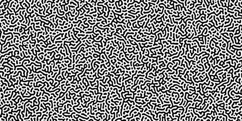 Black and white turning pattern background. Monochrome texture. Most trendy cool modern