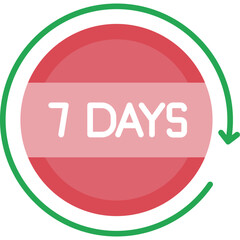 7 Days Return Icon