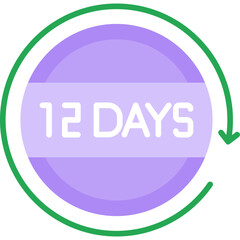 12 Days Return Icon