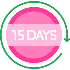 15 Days Return Icon