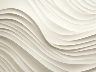 An elegant image exhibiting serene wave patterns in a creamy palette. The soft simplicity creates an infinitely gentle, flowing vision of peacefulness and calm.