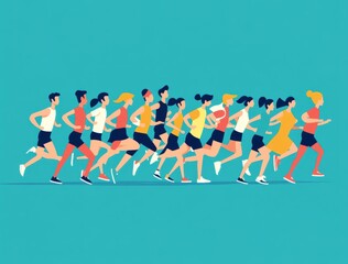 Runners Marathon Team.