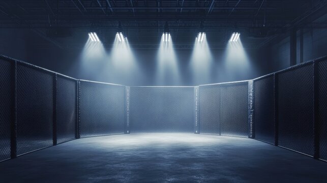MMA Cage Spotlight.