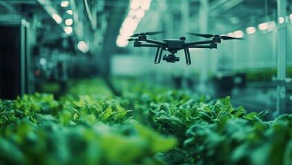 Drone in Greenhouses.