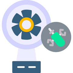 Cooling Fan Repair Icon
