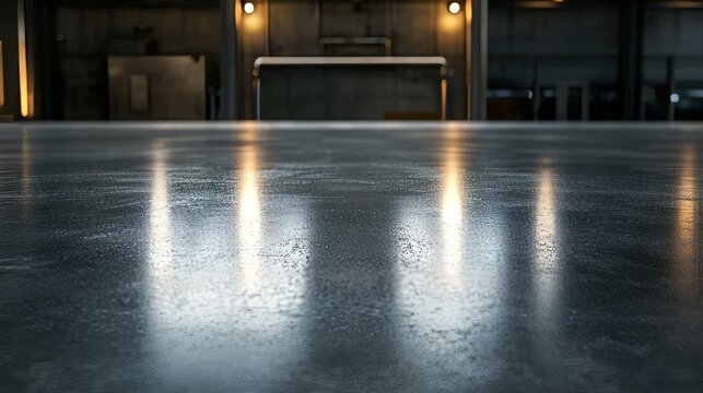 corner of table with blured interior