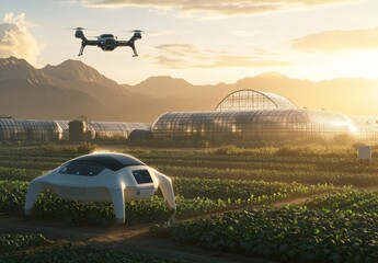 Drone & Farm Robot.
